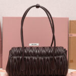 Miumiu Matelasse Nappa Leather Shoulder Bag